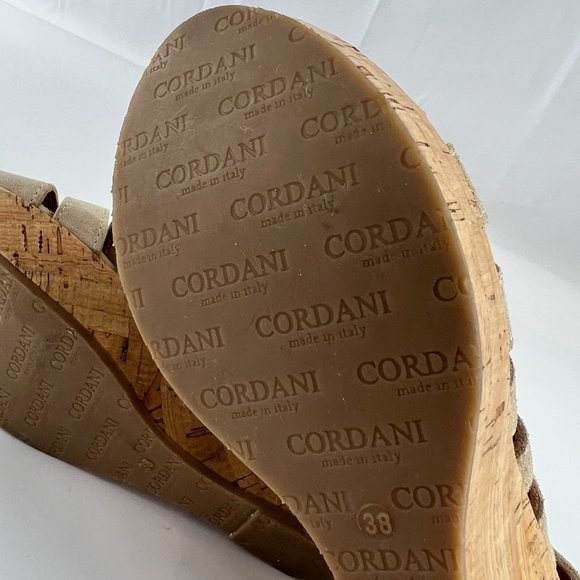 Cordani Made in Italy Electra Wedge Suede Cage Platform Sandal - Picture 11 of 16